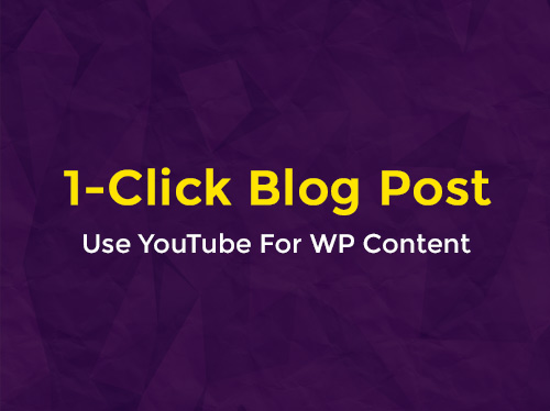 1-Click Blog Post Plugin Review Product Quality