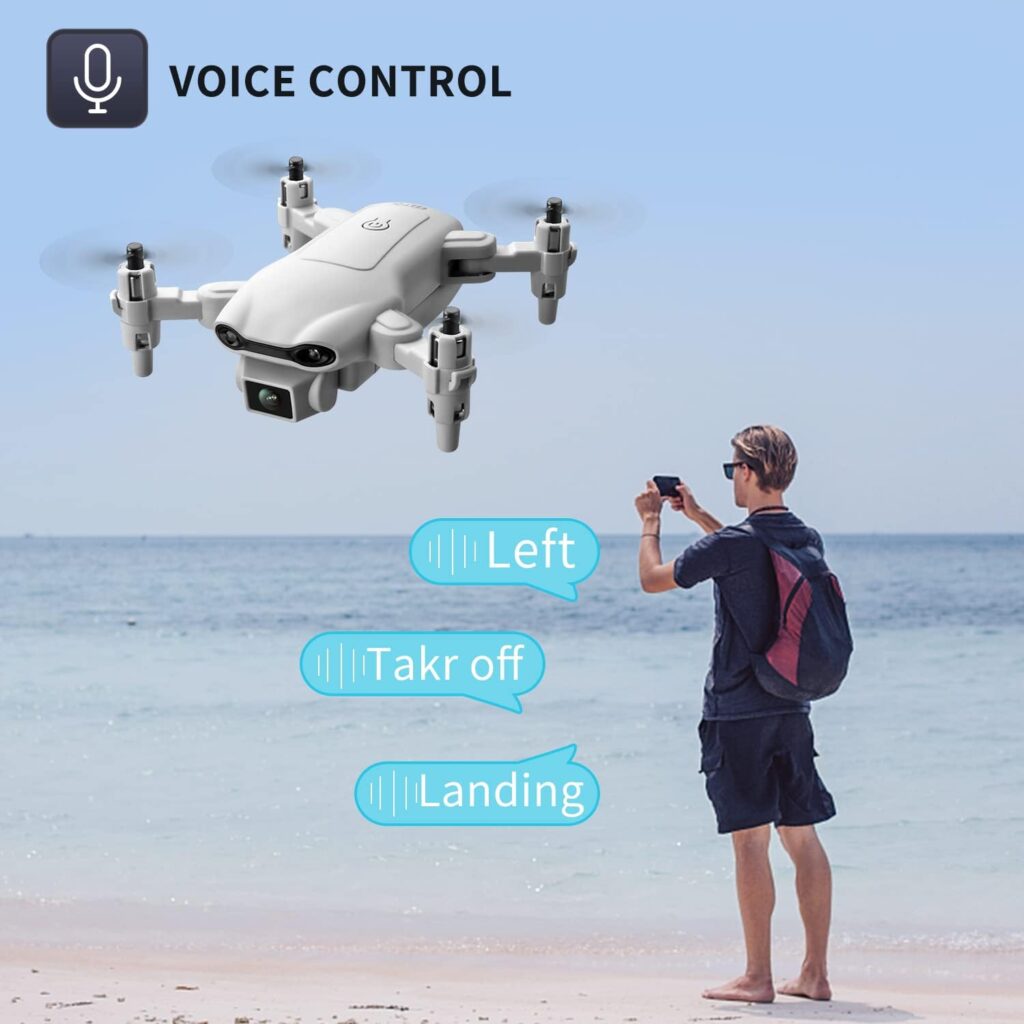 4DV9 Mini Drone for Kids with 720P HD Camera FPV Live Video RC Quadcopter Helicopter for Adults beginners Toys Gifts,Altitude Hold, Waypoints Functions,One Key Start,3D Flips,3 Batteries,Grayã
