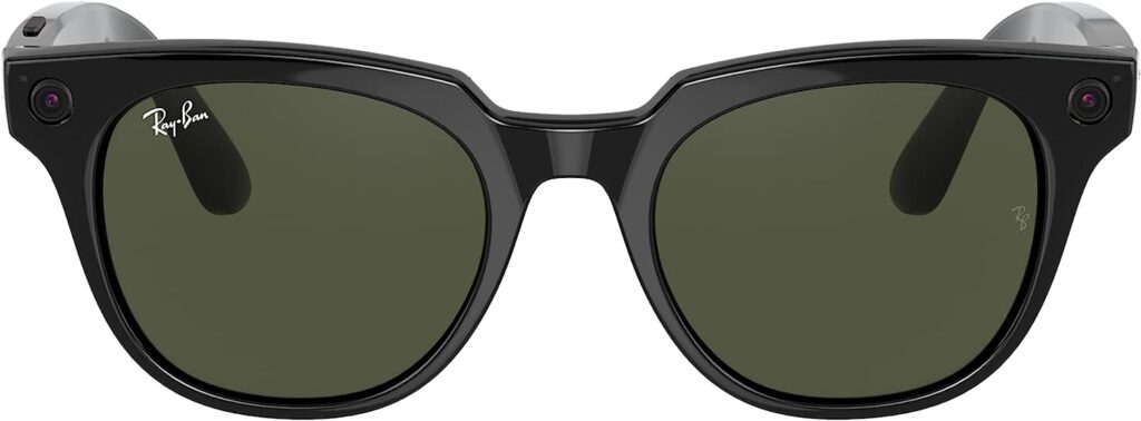 Ray-Ban Stories | Meteor Square Smart Glasses with Photo, Video, and Audio