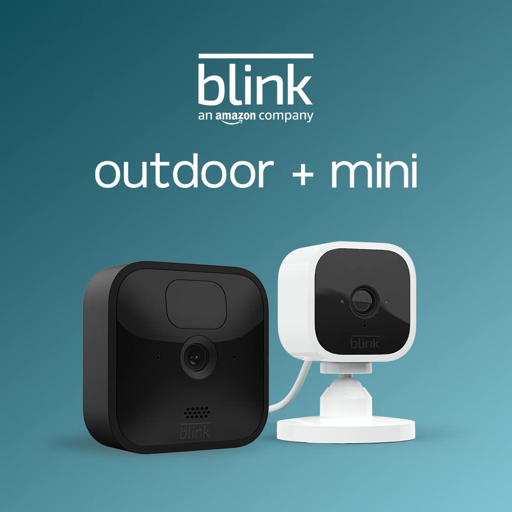 Blink Outdoor (3rd Gen) - wireless, weather-resistant HD security camera, two-year battery life, motion detection, set up in minutes – 2 camera system