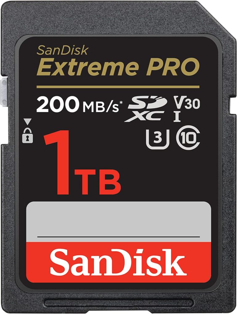 SanDisk 128GB Extreme PRO SDXC UHS-I Memory Card - C10, U3, V30, 4K UHD, SD Card - SDSDXXD-128G-GN4IN